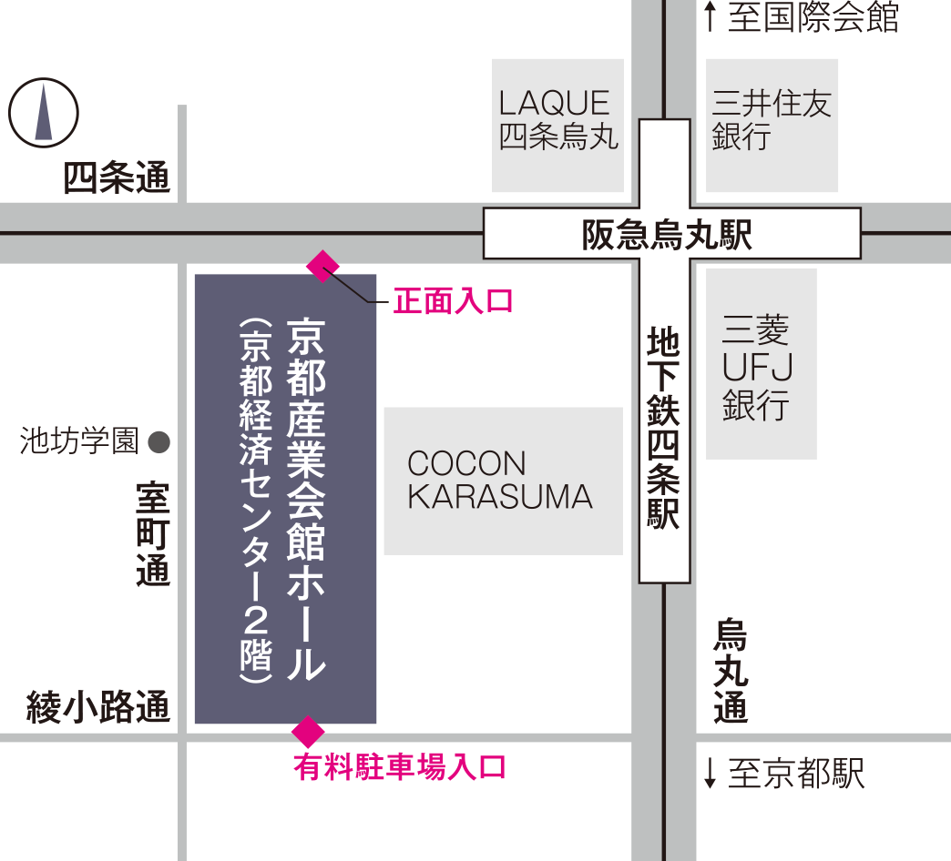 京都経済センターアクセスマップ